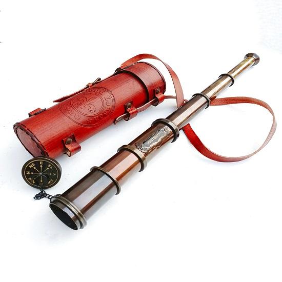 

Телескоп с индивидуальной гравировкой Пиратская подзорная труба Подарок на лодку Подарки на выпускной