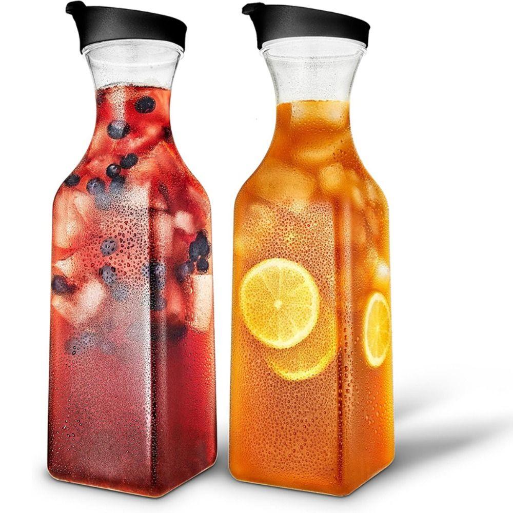 32OZ 1000ML Juice Carafe Plastic Juice Container High Quality Drink Pitchers  for Fridge