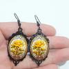 Fashionable Retro Elegant Necklace Earring Three Piece Set