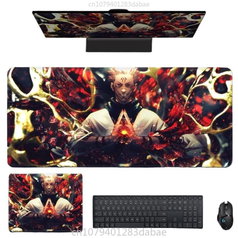 Jujutsu Kaisen leather mouse pad oversized anime computer keyboard pad esports table mat boys computer accessories boys