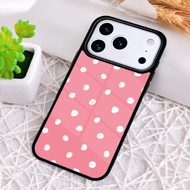 Cute Polka Dots Pink Pattern Phone Case for iPhone 17 Air 16 15 11 12 14 13 Pro Max Shockproof Cover