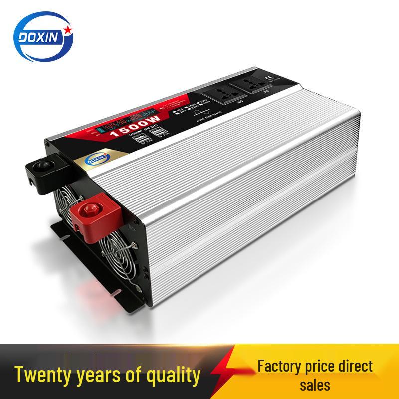1500W Remote-Control Pure Sine Wave Photovoltaic Inverter with LCD Screen