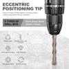 17Pcs High Strength Eccentric Drill Bit Set 6-150mm Universal Anti-Slip Bits Durable Magnetic Drilling Tool for Concrete Glass