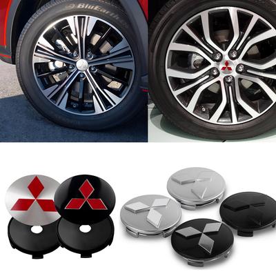 4pcs 56/60mm Cars Hub Caps Car Wheel Center Caps Hubcap Sticker Tire Hub Cover for Asx Lancer 10 Outlander 3 L200