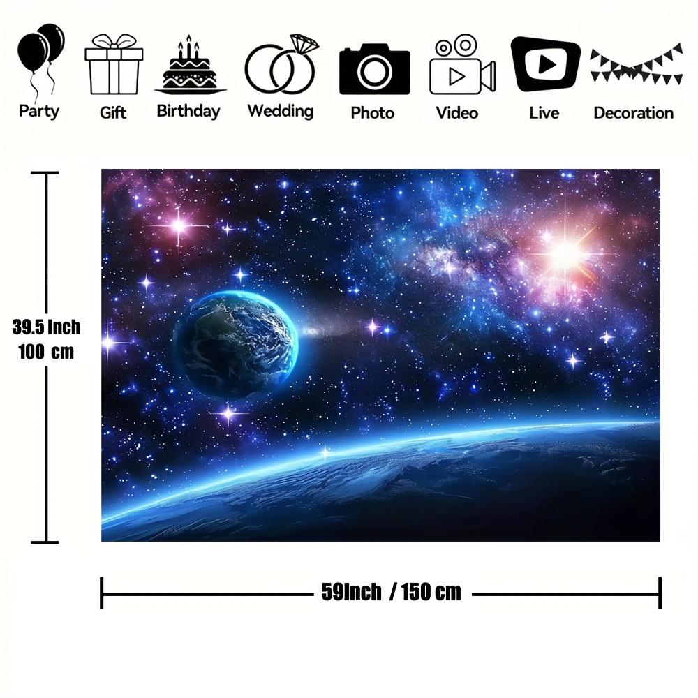 1Pcs Galaxy Backdrop 39 5X59 Decoration Background Winter Backdrop Decorations For Photo Studio Photo Booth Christmas Party