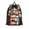 Fashion One Piece Anime Backpack  Mochilas Classic For School Retro Washable Rucksack