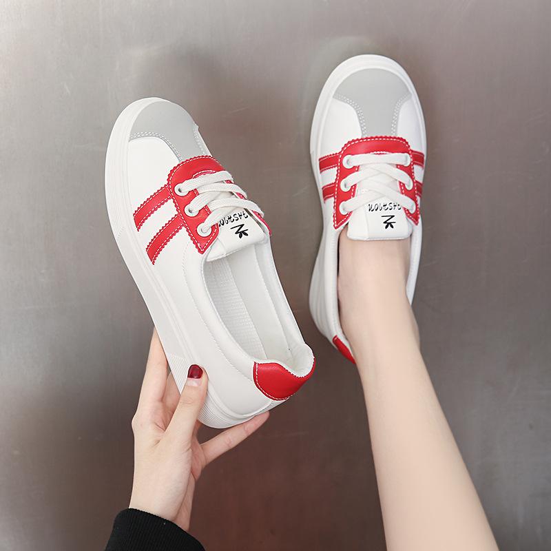 ins Korean version of flat shoes women's summer new versatile student breathable sports board shoes popular casual women's shoes Q65