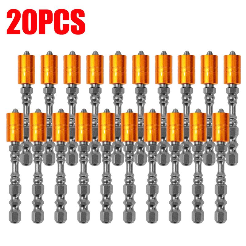 Strong Magnetic Screwdriver Bit Heavy Duty Hex Shank Cross Head Impact Bit Electronic Screwdriver For Plasterboard Drywall Screw