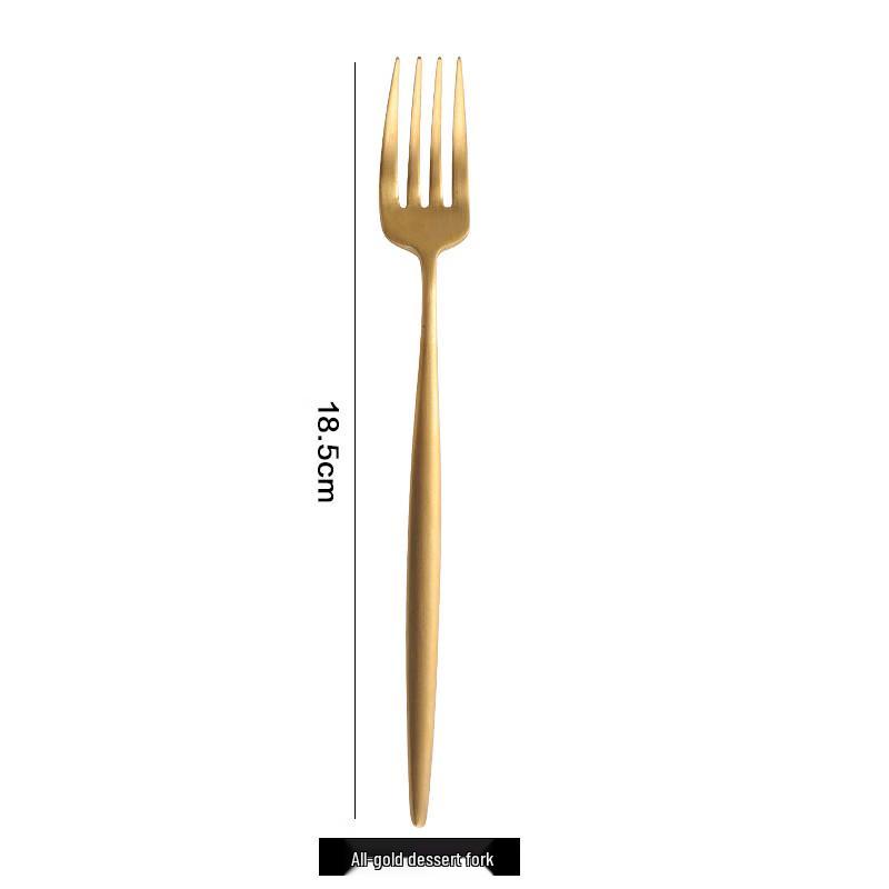 Zhaoran Gold 304 Stainless Steel 2-Piece Cutlery Set