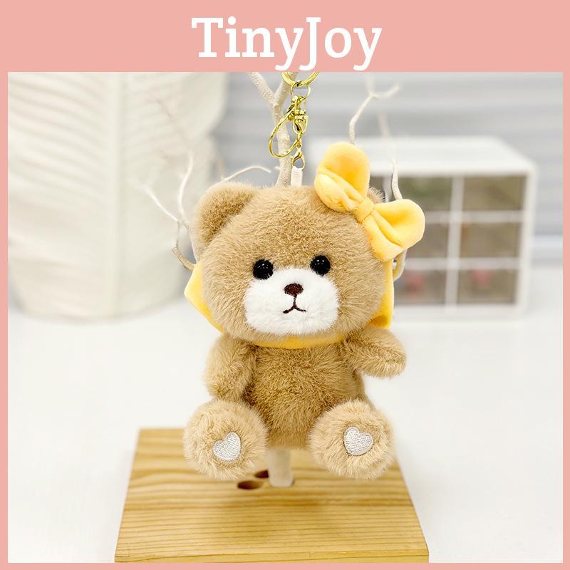 Cute Plush Otter Keychain Charm Fluffy Animal Bag Pendant Perfect For Gifts