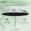 Easily Chinese Style Automatic Wooden Handle UV Umbrella