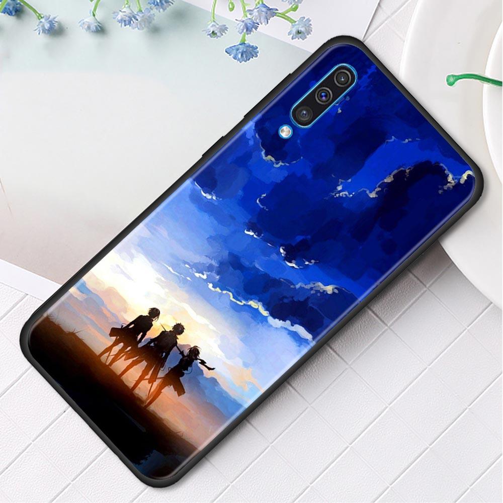 Anime Attack On Titan Girl1 Case For Samsung Galaxy A50 A70 A10 A20e A30 A40 A20s A10s A10e A80 A90 A60 A30s Silicone Capa Shell