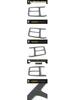 GS8 Gear Shift & Console Decor Frame: Fits 22 Models, Full Coverage Cup Holder & Gear Position Sequin Sticker Accessories