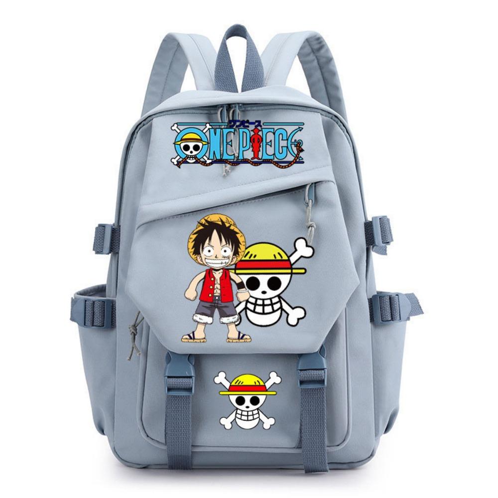 Anime ONE PIECE Schoolbag Children's Backpack Primary School Bag Male and Female Junior High School Students College Students Campus Backpack
