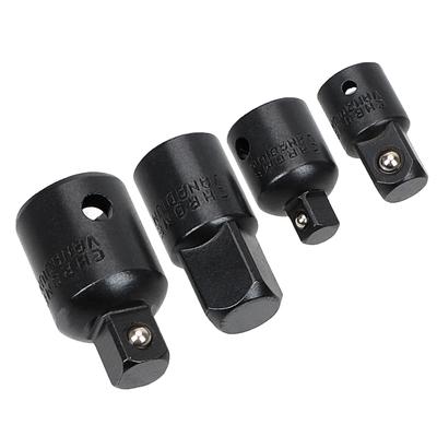 4 stuks 1/4 3/8 1/2 sleuteladapter ratelsleutel dopsleutelset converter reductiehuls CR-V chroom-vanadiumstaal
