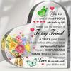 Heartfelt Contemporary Plaque - Versatile Keepsake Gift for Friends & Women