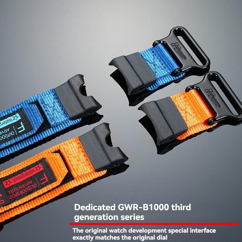 For CASIO G-Shock GG-B100 Mudmaster 3rd Gen - Replacement Nylon Canvas Strap Outdoor Watch Band Military Style Accessories