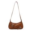 Fashion High Sense Underarm Bag Women's 2025 Spring and Summer New Locomotive Bag Niche Simple Commuter Shoulder Bag