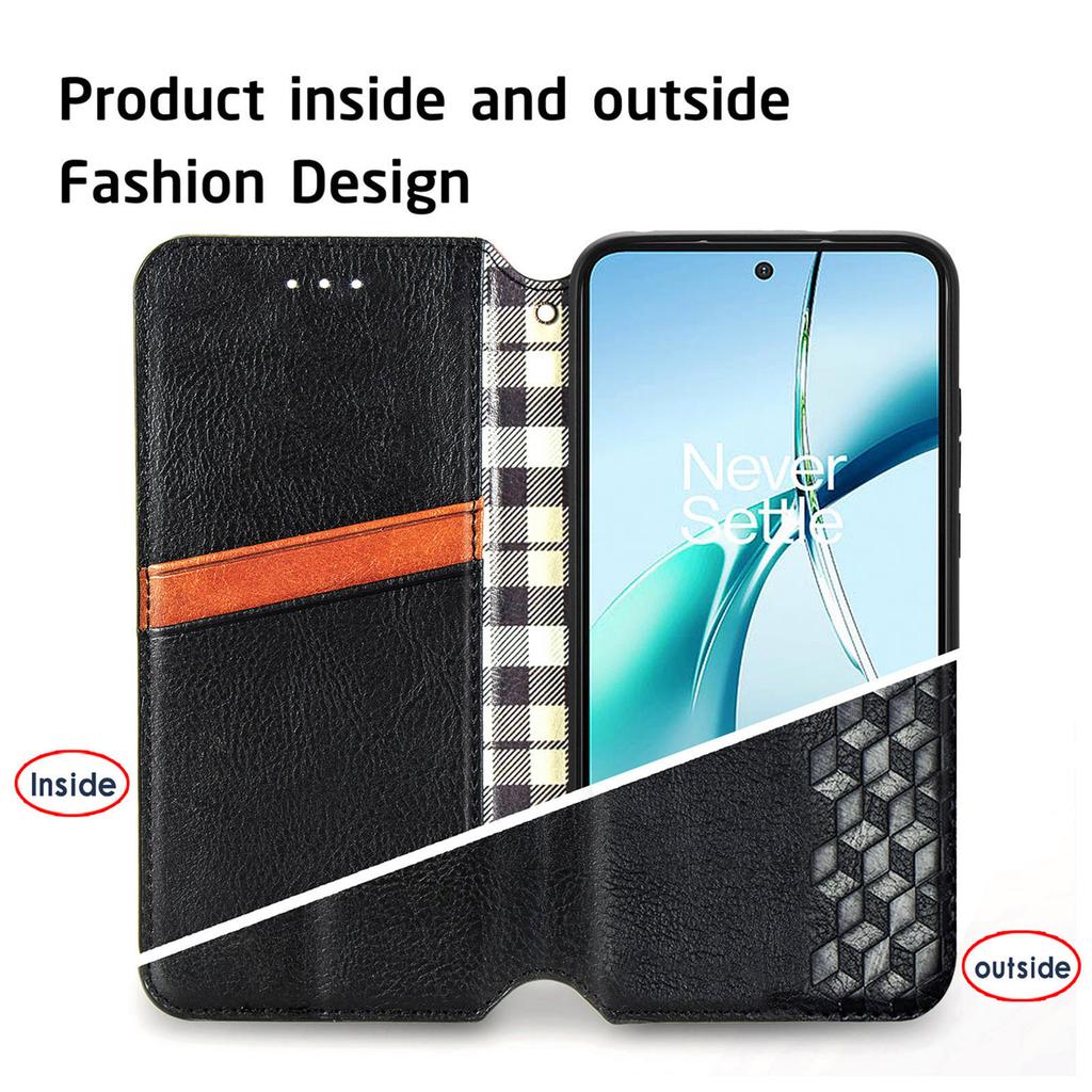 For Honor Magic8 Lite 5G/X9d 5G/X70 5G Case Rhombus Imprint PU Leather Wallet Phone Cover