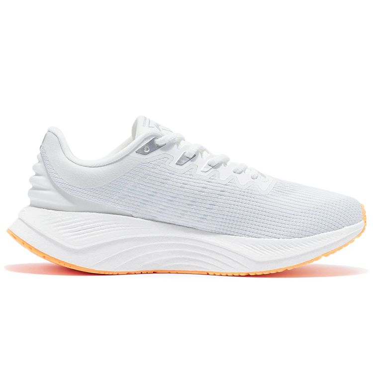 Li Ning Yue Ying Comfortable Versatile Shock Absorbing Non-Slip Wear-Resistant Low-Top Running Shoes Men Running Shoes White Yellow ARHR145-2