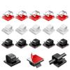 50PCS Wire Winder Cable Management Clip Line Clamp Protector Fixations Cord Holder Clearance Winder Clips Attache For Home