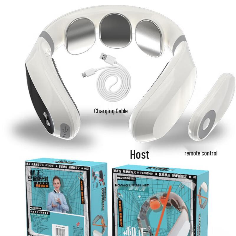 Wireless Neck Massager with Heat & Remote Control