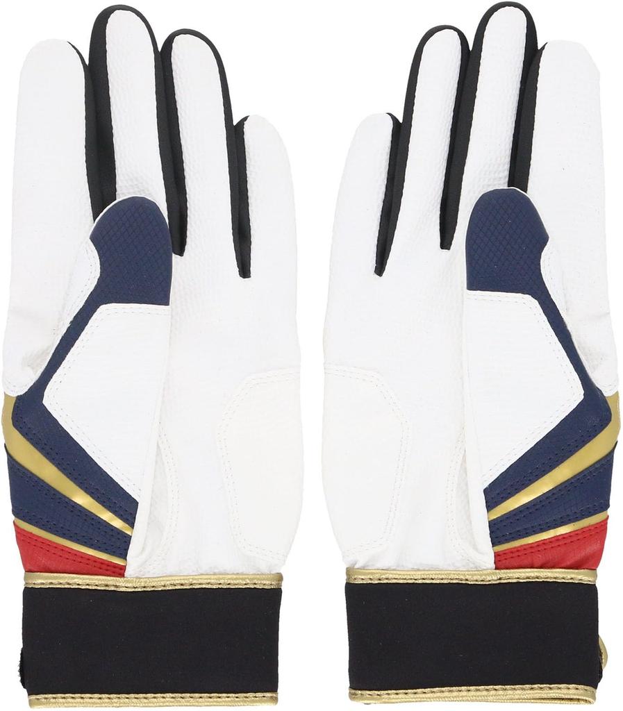 Adidas Basebollslagning Storlek Marinblå x Röd Storlek LBG404 Handskar, 41, Grundläggande, (2964), L,