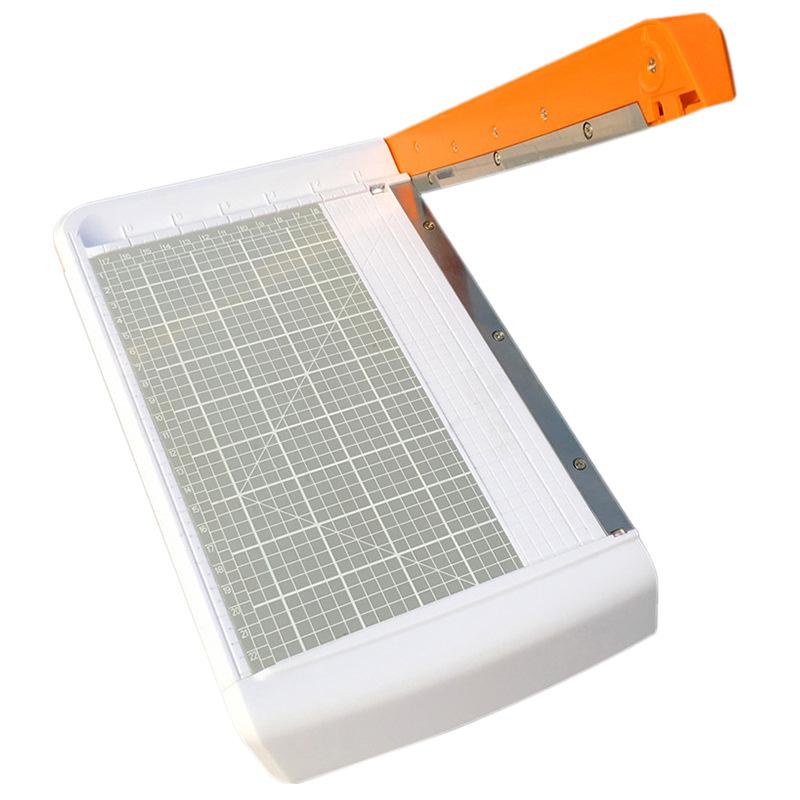 Small Office Portable Paper Cutter Manual Paper Cutter Photo Mini Cutter ABS Plastic+stainless Steel