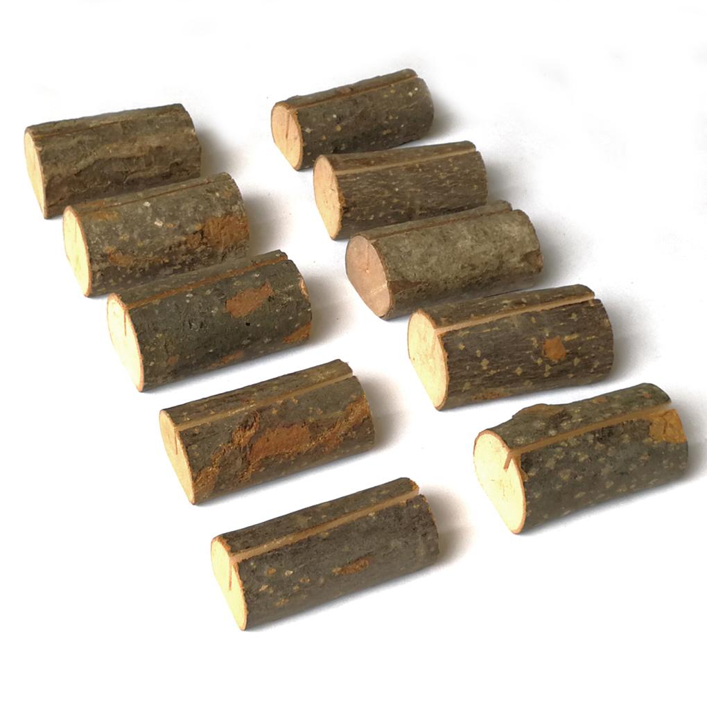 Pack of 20 Creative Table Number Holders Place Card Holders Wedding Decoration Handicraft Article Transverse Groove Place Cards