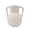 Retro Wabi-Sabi Double-Handled Ceramic Vase for Floral Arrangement