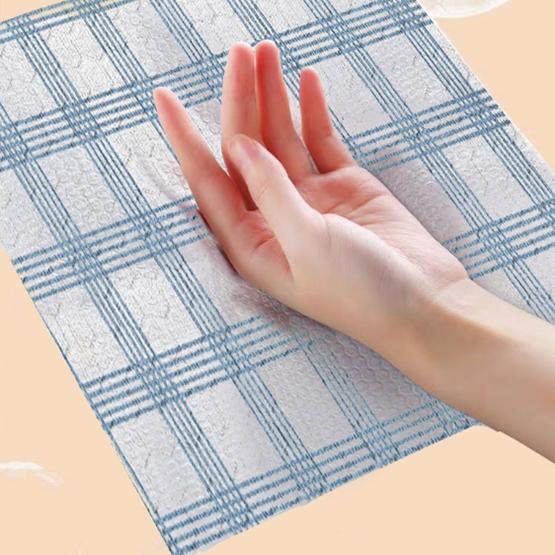 WTEMPO 3-Roll Kitchen Paper Towels Water/Oil Absorbent Wet Dry Dual Use Food Grade Tear-off Reusable Washable Lazy Rag Dishwashing Cloth