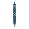 Tobidashi Tobita Pencil Ballpoint Pen In and Jetstream Blue [Mechanical & 4-Color Black, Red, Blue, Green] 0.5mm/Teal
