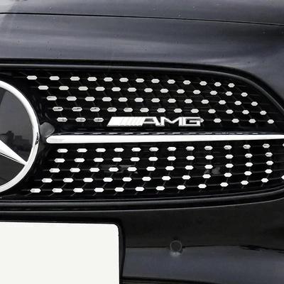 Caldo 2025 Per AMG W124 2025 GLC GLK Caldo Caldo Per Auto AMG Per Mercedes Benz AMG 1 pz Emblema Griglia Anteriore Badge Decalcomanie Per Mercedes B