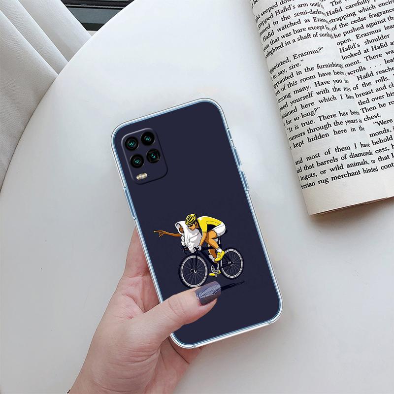 RP26 Cycling Bicycle Transparent Case for LG K22 K30 K40 K40S K41 K42 K50 K50S K51 K51S K52 K61 K62 K71 K92 Q60 Q61 V40 V50 V60