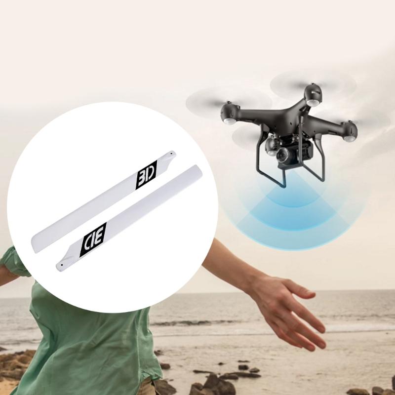 Durable 550mm Carbon Fiber Main Rotor Propellers for 550 & Raptor 30 Propellers Enhances Your Flying Experience