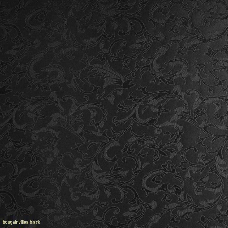 

Древний костюм для косплея династий Хань и Тан: Ткань жаккард черного цвета с темным узором и богатым цветочным дизайном Prosperous Flower Black