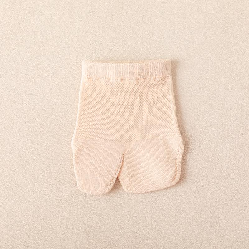 Two-Toed Socks, Invisible Socks, Non-Slip Half-Palm Sandals Socks, Summer Thin Solid-Color Cotton Socks, Children'S Split-Toe Boat Socks, Women