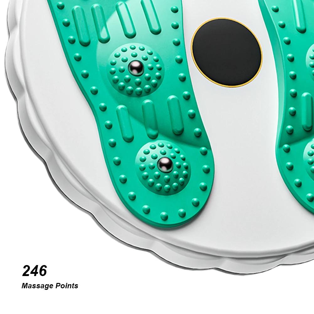 Waist Twisting Disc with Counter Fitness Balance Board LCD Screen Weight Lose Trainer Foot Massage Plate Waist Exercise Equipmen