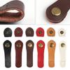 Handmade Hasp Buttons Leather Bag Buckles with Sewing Holes DIY Bag Accessories