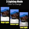 Retro Portable Camping Lantern Waterproof Emergency Light 3 Modes Hanging Tent Lamp Outdoor Hiking Rechargeable Flashlights