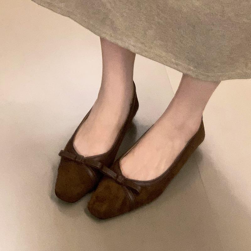 Women's Leopard Pointed Toe Flats Loafers Shallow Slip on Shoes Ladies Dress Office Ballerinas Mujer Mocasines Leather Shoes