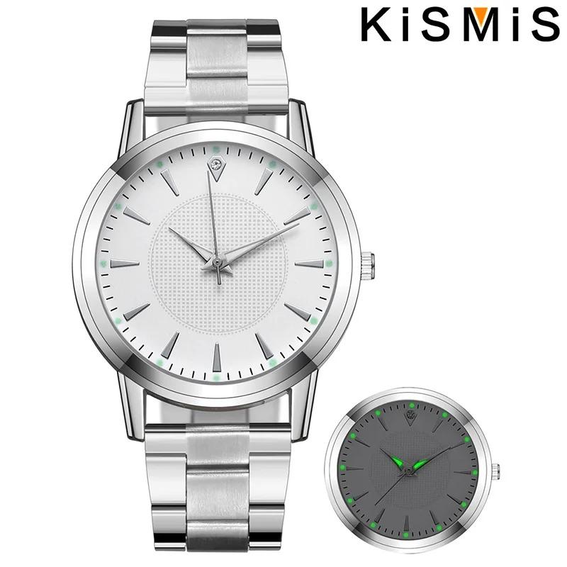 Luminous Steel Band Couples Watch Quartz Timepiece Fashion Matching Watches for Men and Women Perfect Gift