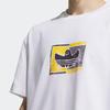 adidas Originals Shmoohaus Soft Fashion Versatile Comfortable Solid Color Short Sleeve T-Shirt Unisex Tops White KD4289