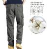 Cargo 7 Work Pure Stor Vår [MYMRIN] Herrebukser, Lommer, Bruk, Bukser, M-5XL, Bomull, Herrebukser, Størrelse, Høst, Vinter, (Militærgrønn, 4XL)
