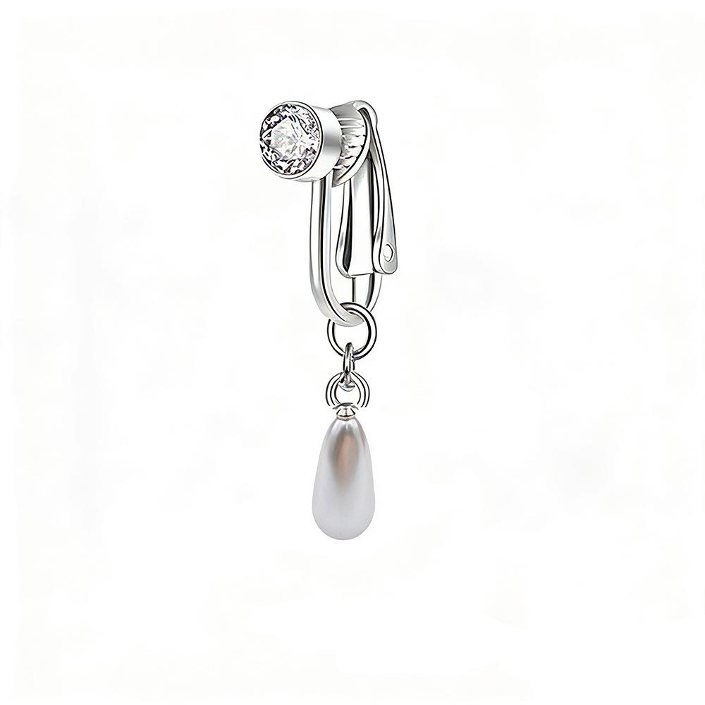 Stylish No-Clip Navel Ring and Stud Collection