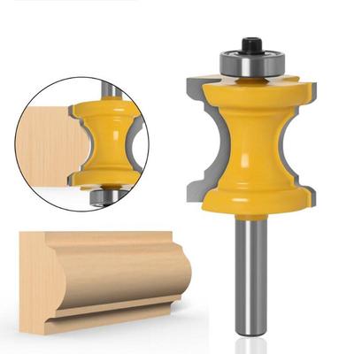 1PC Bullnose with Bead Column Router Bit Line knife Κόφτης ξυλουργικής Tenon Cutter για Εργαλείο Επεξεργασίας ξύλου 1/2 ιντσών 12 mm 6 mm 8 mm 1/4 ιντσών Στέλεχος
