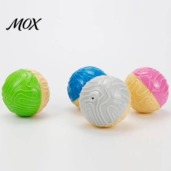 Interactive Squeaky Balls for Dogs Ball Dog Chew Toy, Indestructible Textured Teeth Fetch Toys Pets Cleaning Aggressive Chewers TPR Rubber Pet