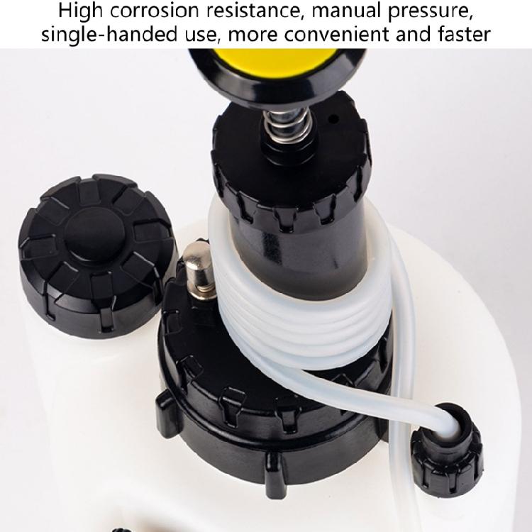 Motorcycle Brake Bleeder 3L Capacity 4 Size Adapters Automatic Suction Tool Brake Oil Service for Garage Maintenance