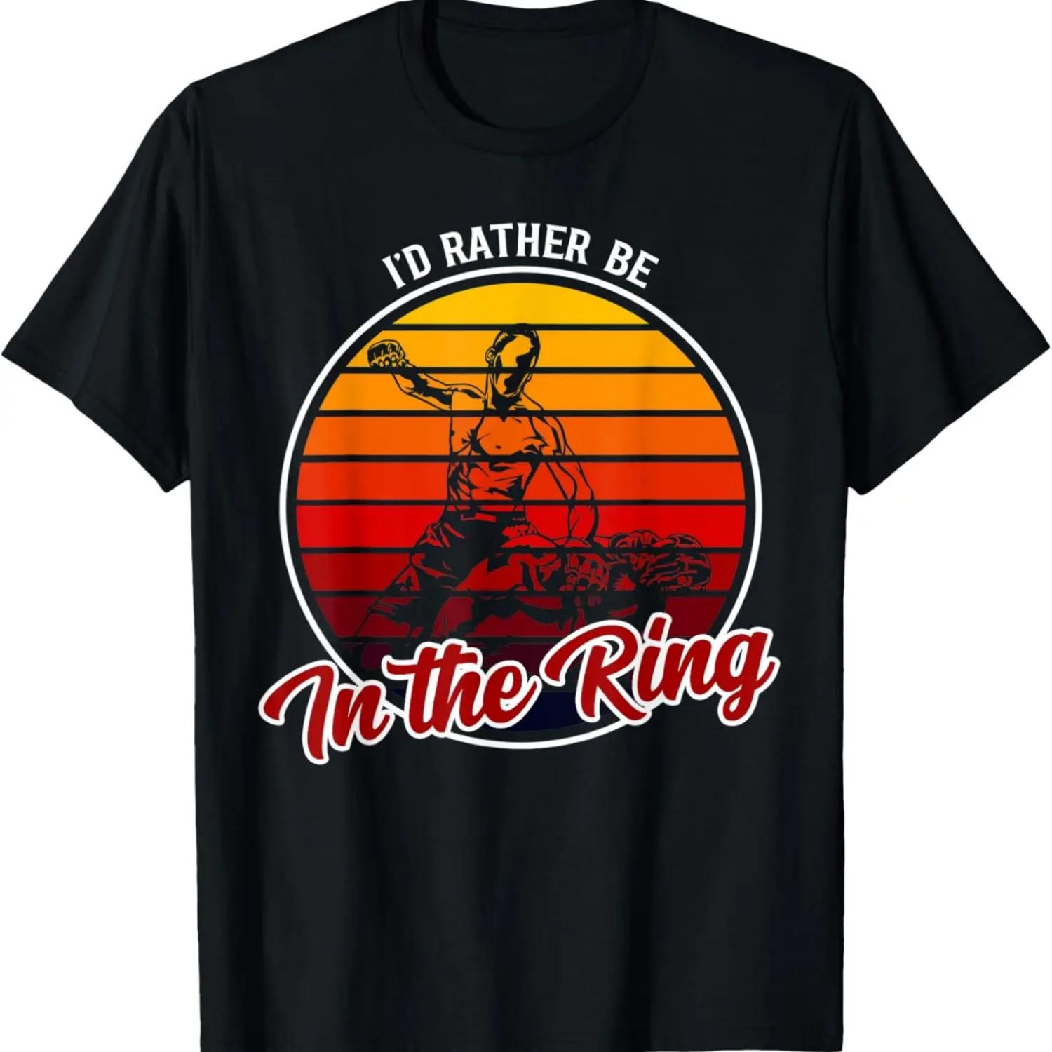 Я бы предпочел быть на ринге MMA - Смешанные единоборства Футболка MMA S