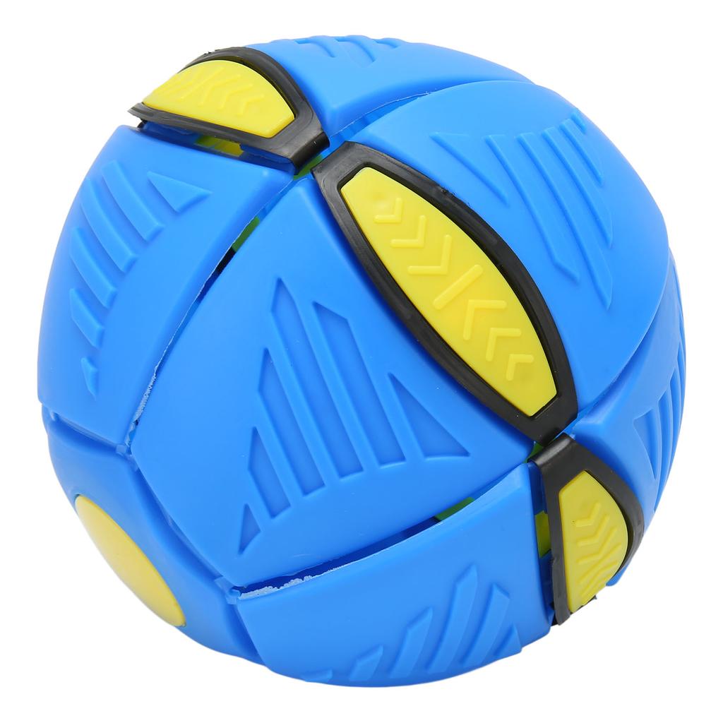 Flying Saucer Ball Decompression Changeable Shape Pet Dog Toy with Cool Lights for Parent Child